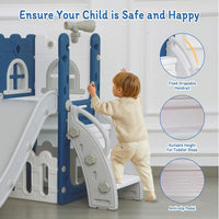 Toddler Slide, Kids Climber Slider for Indoor Outdoor Playground with Basketball 6 in 1™